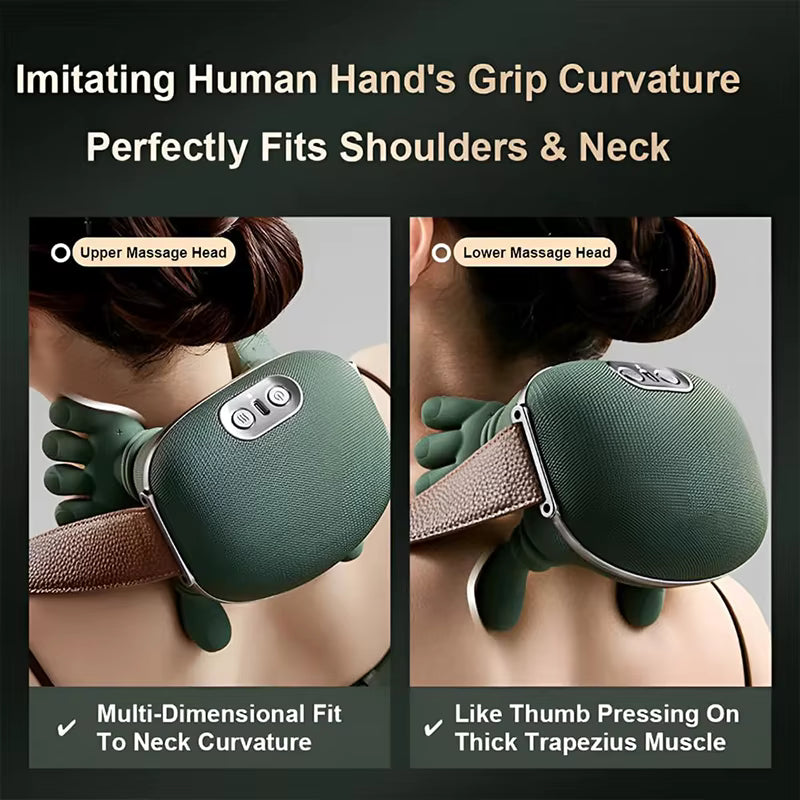 Wireless Bionic Finger Neck & Shoulder Massager
