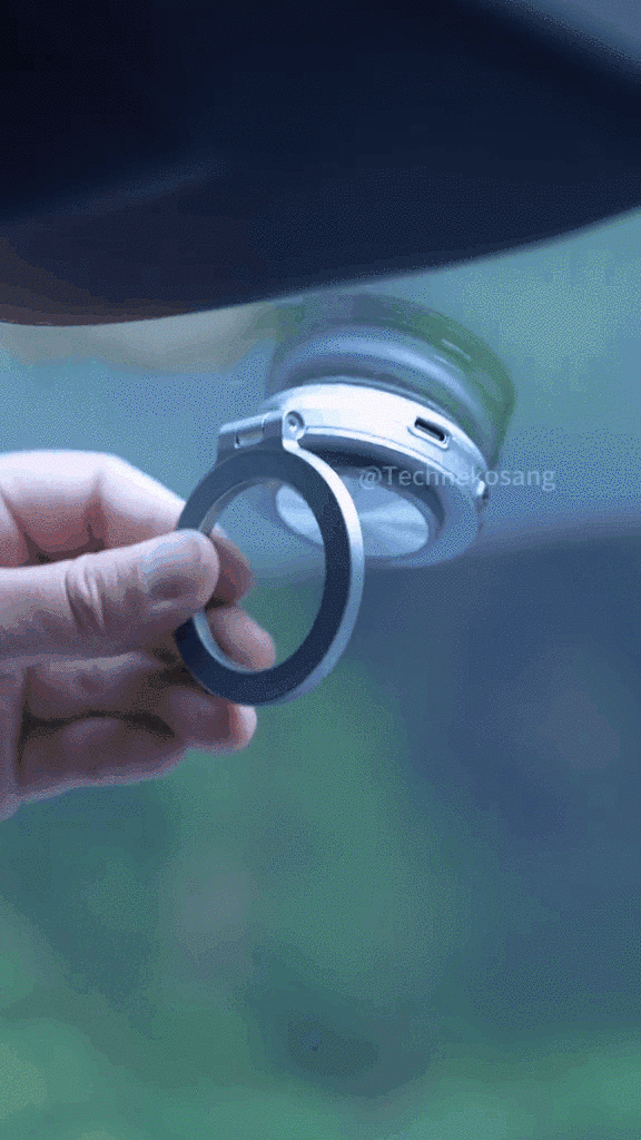 360° Rotating Electric Suction Magnetic Car Phone Holder