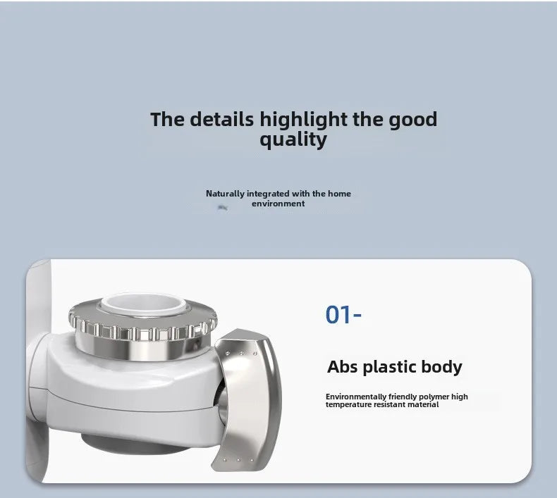 3000W Instant Hot Water Heater Faucet Electric Tankless for Kitchen Fast Heating Tap with Temperature Display