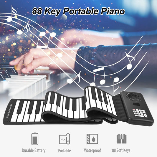 88 Key Portable Handroll Electronic Piano