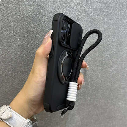 Armor Magnetic Bracket Case for iPhone