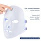 Face and Neck Beauty Machine LED Facial Mask Photon Neck Mask with 7 Colors Skin Care Massager