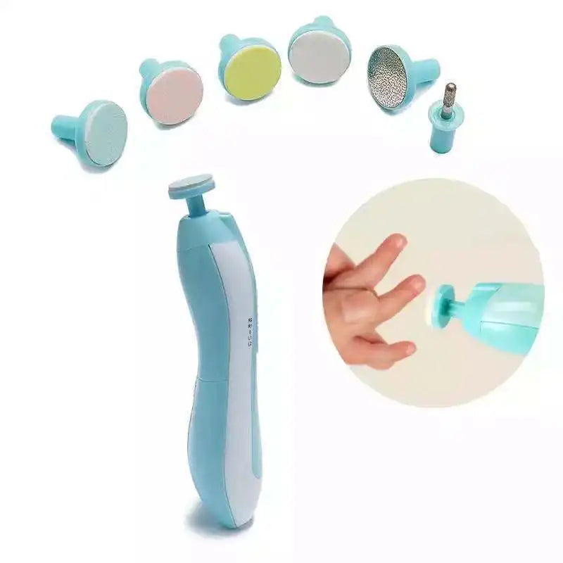 Multifunctional Electric Baby Nail Trimmer Baby Nail File Clippers Toes Fingernail Cutter Trimmer Manicure Tool Set Baby Care