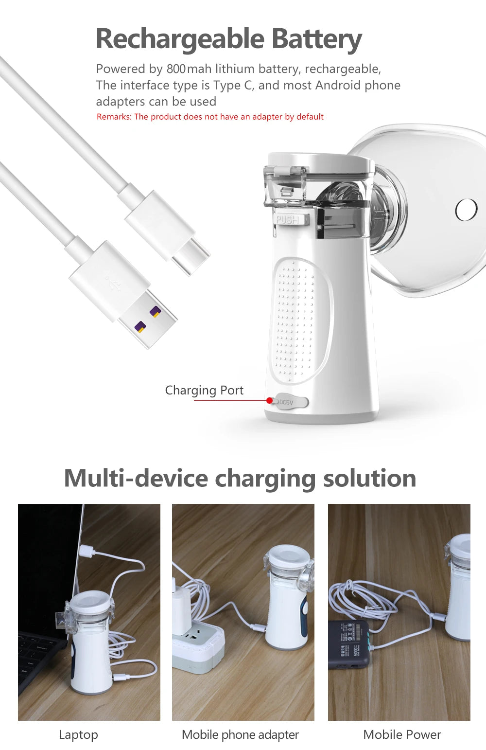 Mesh Nebulizer for Adults & Children