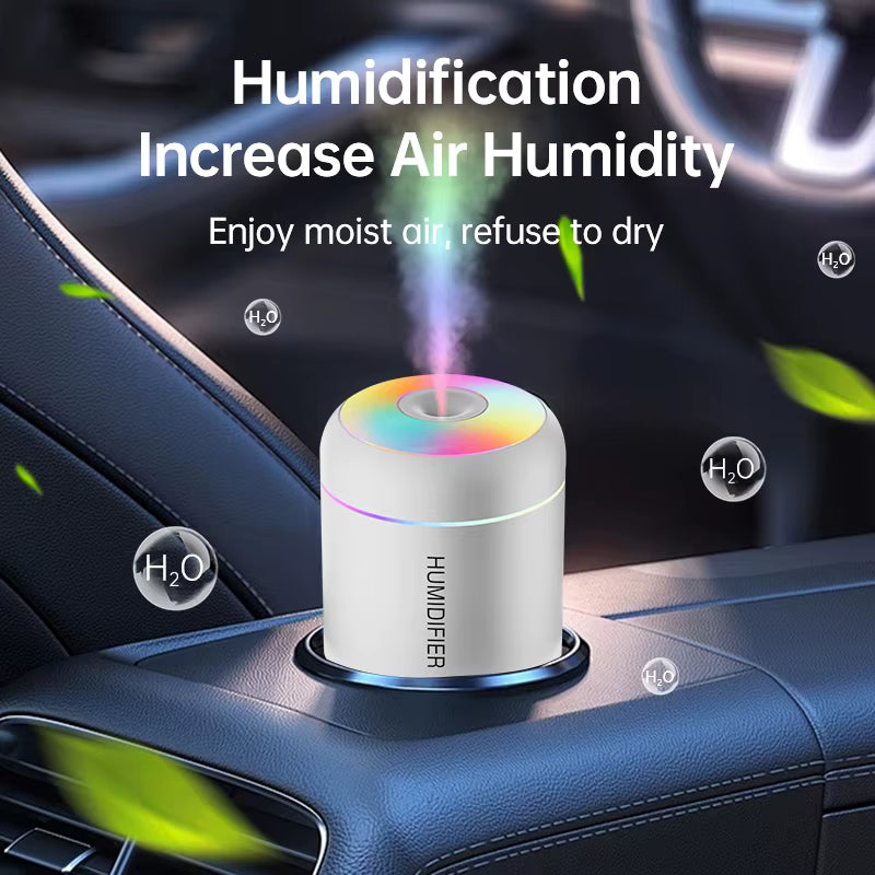 2X-180ML Mini USB Air Humidifier & Essential Oil Aroma Diffuser