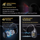Bluetooth 5.4 True Bone Conduction Headphones IPX8 Waterproof