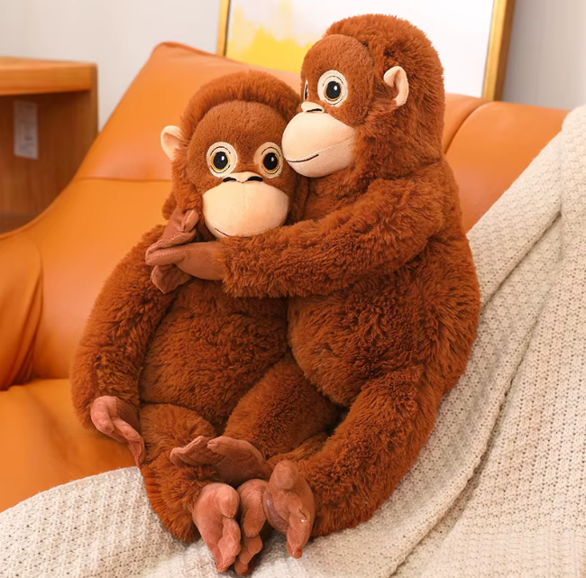 Punch Monkey Orangutan Doll Super Soft Stuffed Bag Animals Plush Toys