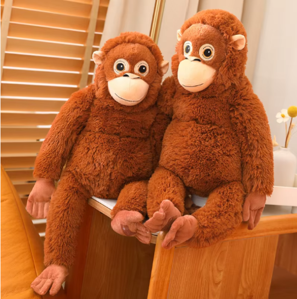 Punch Monkey Orangutan Doll Super Soft Stuffed Bag Animals Plush Toys