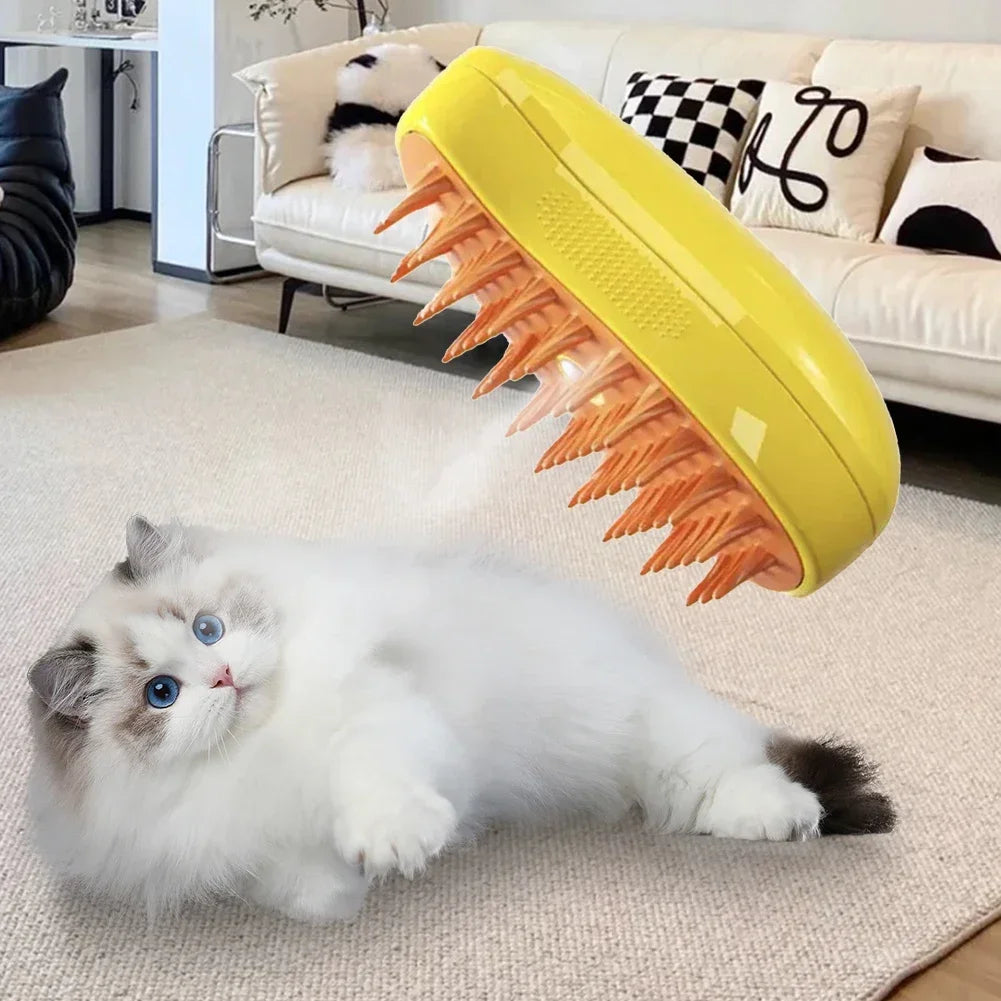 Pet Spray Grooming Comb Steam Brush for Dogs and Cats