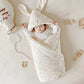 High Quality Cotton Newborn Swaddle Blanket with Cute Bunny Ears Hospital Delivery Wrap Extra Soft Thermal Baby Swaddling New