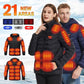 21 Areas Heating Jacket for Men's & Women's