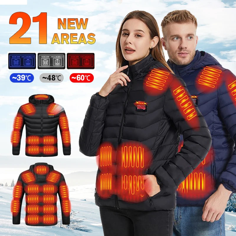 21 Areas Heating Jacket for Men's & Women's