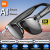 Xiaomi 6K HD AI Smart Glasses Chat 260Mah Battery Voice Assistant Control GPT 100MP Camera Bluetooth Call Smart Glasses 2025