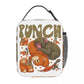 Punch Monkey Baby Holding Plush Toy Thermal Insulated Lunch Bags