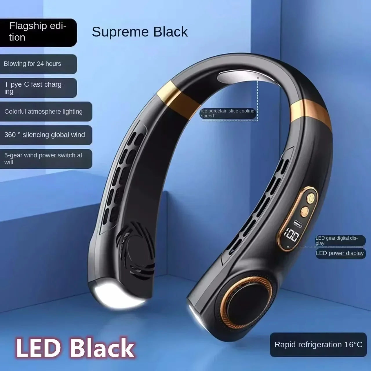 Neck Fan Portable-8000mAh
