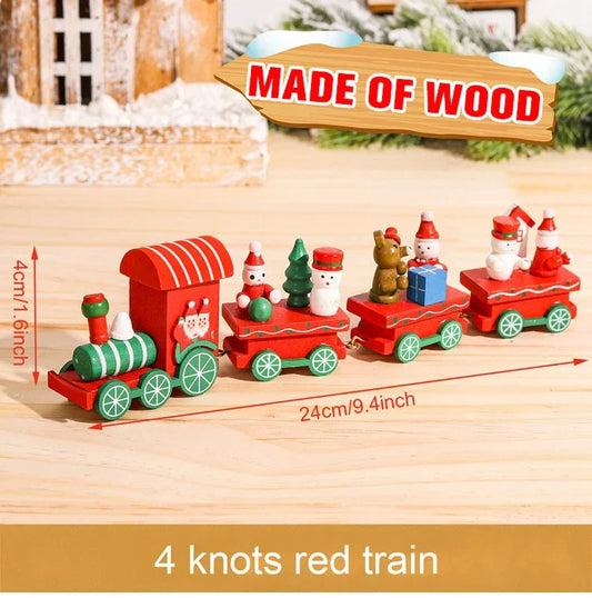 CF-56Christmas Train Merry Christmas Decorations For Home 2024 Cristmas Ornament Xmas Navidad Noel Gifts Happy New Year 2025 Gifts