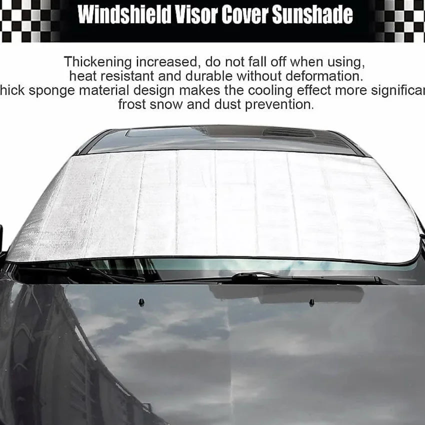 Universal Car Windshield Snow Cover - Frost Ice Rain & Sun Protector