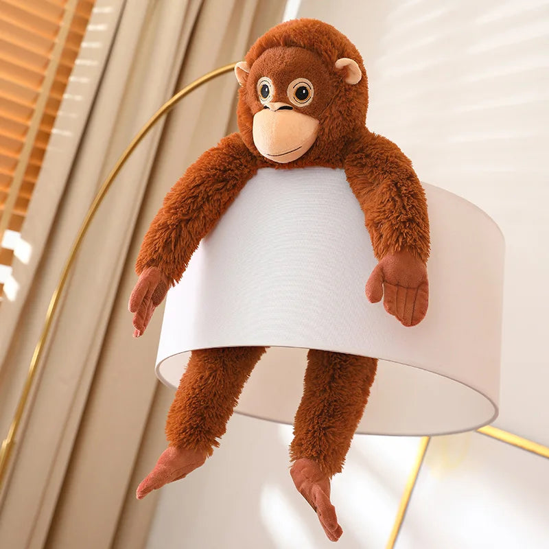 Punch Monkey Orangutan Doll Super Soft Stuffed Bag Animals Plush Toys