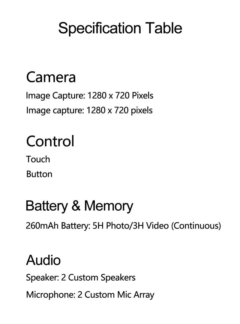 Xiaomi 6K HD AI Smart Glasses Chat 260Mah Battery Voice Assistant Control GPT 100MP Camera Bluetooth Call Smart Glasses 2025