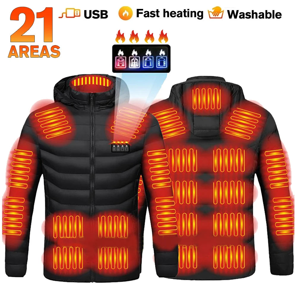 21 Areas Heating Jacket for Men's & Women's