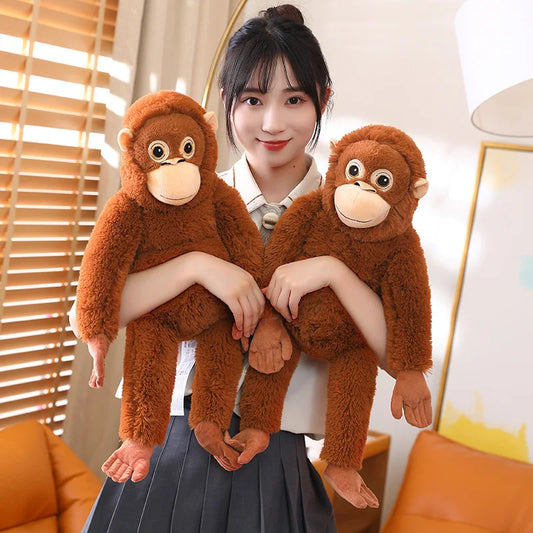 Punch Monkey Orangutan Doll Super Soft Stuffed Bag Animals Plush Toys