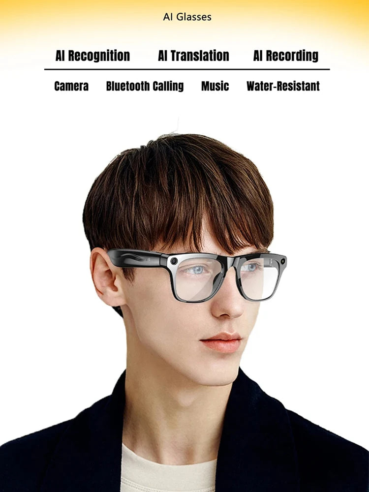 Xiaomi 6K HD AI Smart Glasses Chat 260Mah Battery Voice Assistant Control GPT 100MP Camera Bluetooth Call Smart Glasses 2025