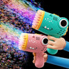 40 Hole Dinosaur Bubble Handheld Bubble Machine, Electric Bubble Gun