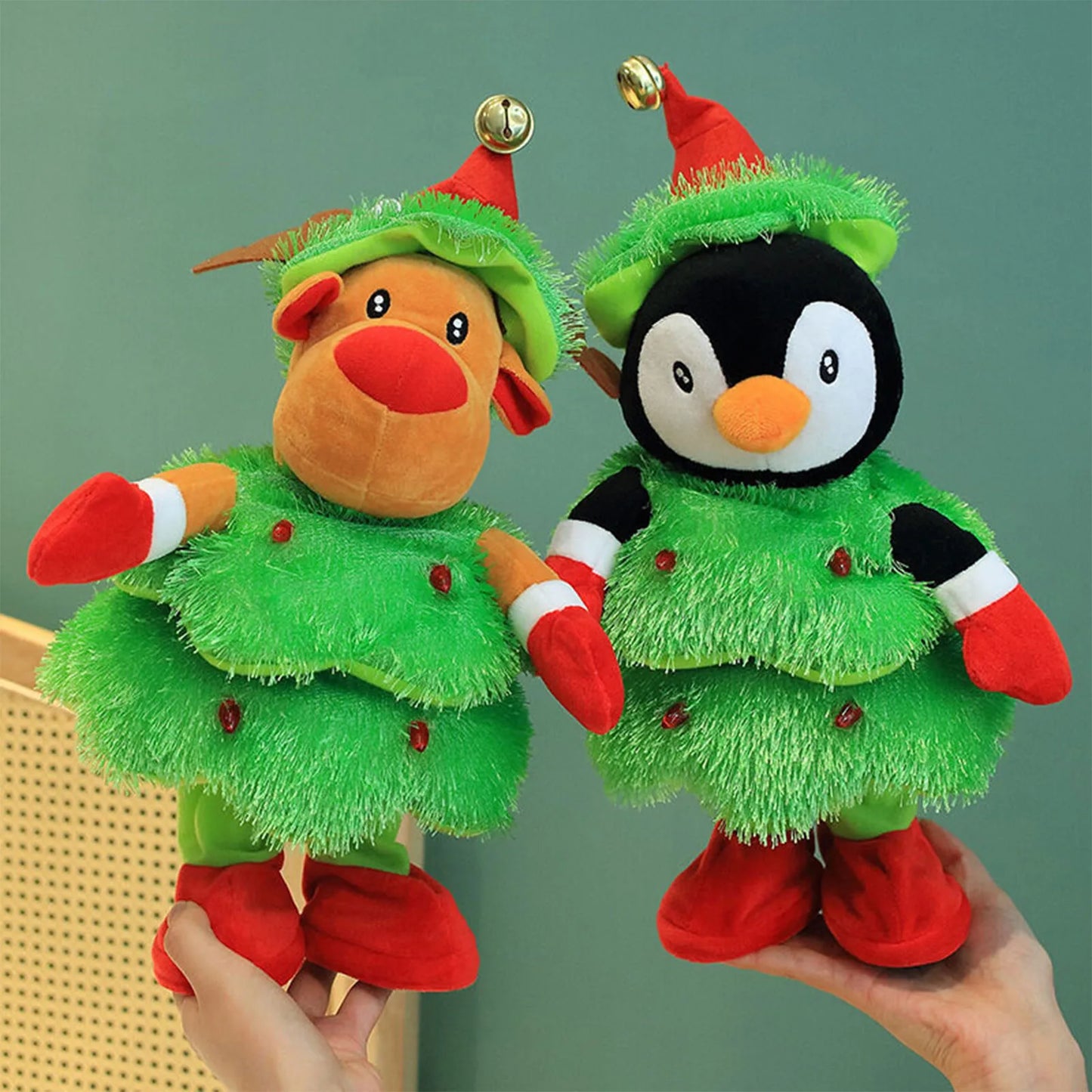 Electric Christmas Tree Plush Toy, Singing And Dancing Christmas Toys, Musical Christmas Stuffed Decorations, Cute Xmas Gift