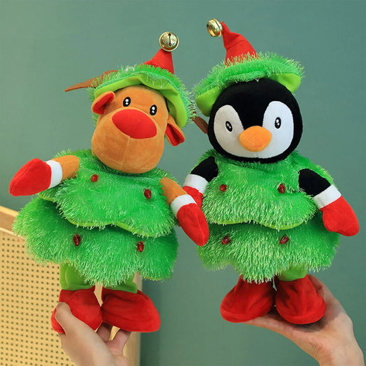 Electric Christmas Tree Plush Toy, Singing And Dancing Christmas Toys, Musical Christmas Stuffed Decorations, Cute Xmas Gift
