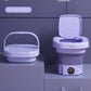 8L Portable Small Foldable Washing Machine with Spin Dryer For Socks Underwear Panties Washer Household Mini Washing Machine