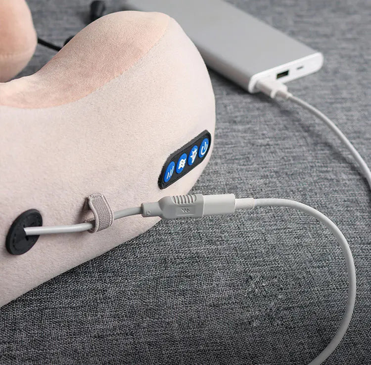 U-shaped neck massager, USB charging portable home car travel electric pillow suitable for relaxing the neck and shoulders