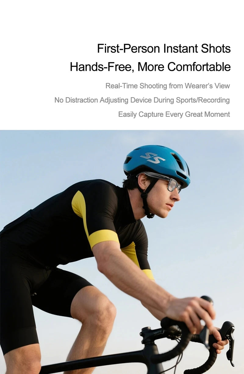 Xiaomi 6K HD AI Smart Glasses Chat 260Mah Battery Voice Assistant Control GPT 100MP Camera Bluetooth Call Smart Glasses 2025