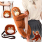 Punch Monkey Orangutan Doll Super Soft Stuffed Bag Animals Plush Toys