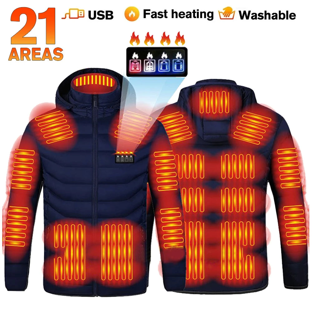 21 Areas Heating Jacket for Men's & Women's