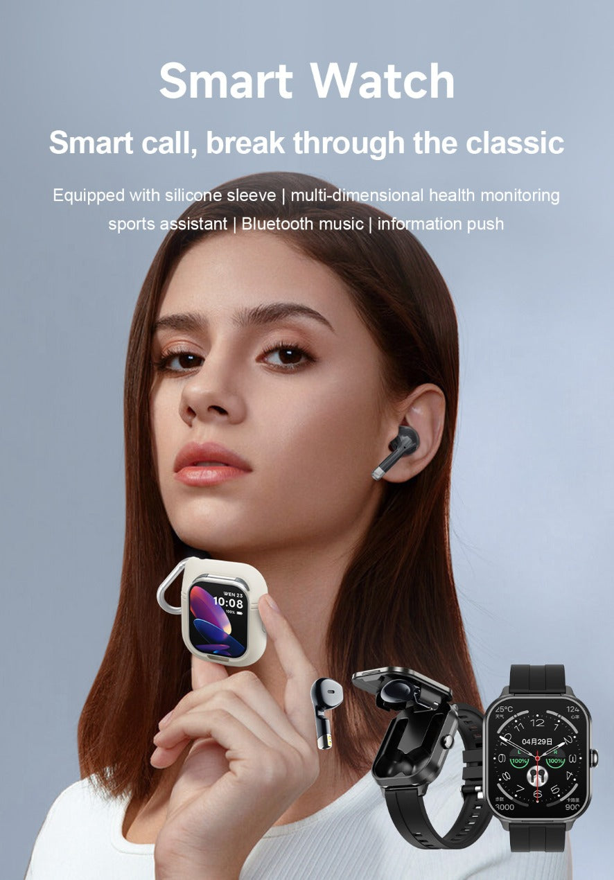 Smartwatch with Earbuds