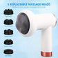 6 Speed Massage Gun Settings 5 Interchangeable Heads Rechargeable Mini Fat-Reducing Massager Body Shaping Muscle Relaxation