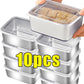 Stainless Steel Food Container with Cover Small Thicken Fresh-keep Food Fruit Lid Sealed Storage Box  Kitchen Fridge Organizer
