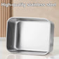 Stainless Steel Food Container with Cover Small Thicken Fresh-keep Food Fruit Lid Sealed Storage Box  Kitchen Fridge Organizer