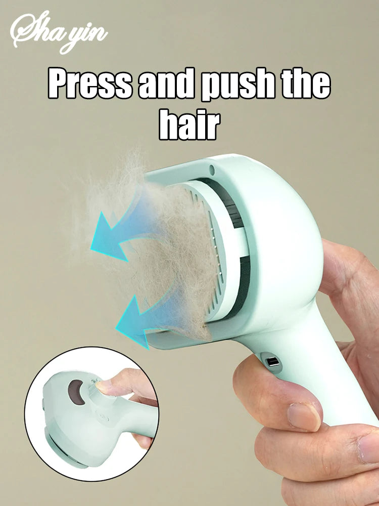 Pet Clean Steam Spray Dog Grooming Brush Unique Steam Brush For Dogs Luxury Grooming Brush Dog Steam Brush C