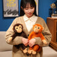 30/35CM Simulated Sharp-headed Monkey Plush Toys Soft Stuffed Cartoon Animal Doll Golden Monkey Pillow Kawaii Gifts