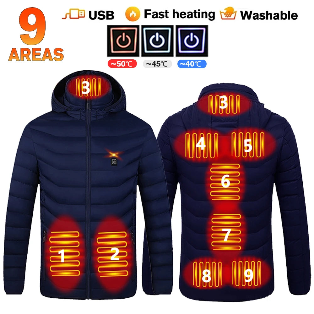 21 Areas Heating Jacket for Men's & Women's