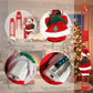 Electric Climbing Ladder Santa Claus, Music Doll Christmas Ornament Decoration, Home Christmas Tree Hanging Decor NewYear Gift