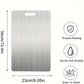 316 Stainless Steel Panel and Chopping Board Kitchen Household Thickened Double Sided Cutting Board Block Kneading Dough Board