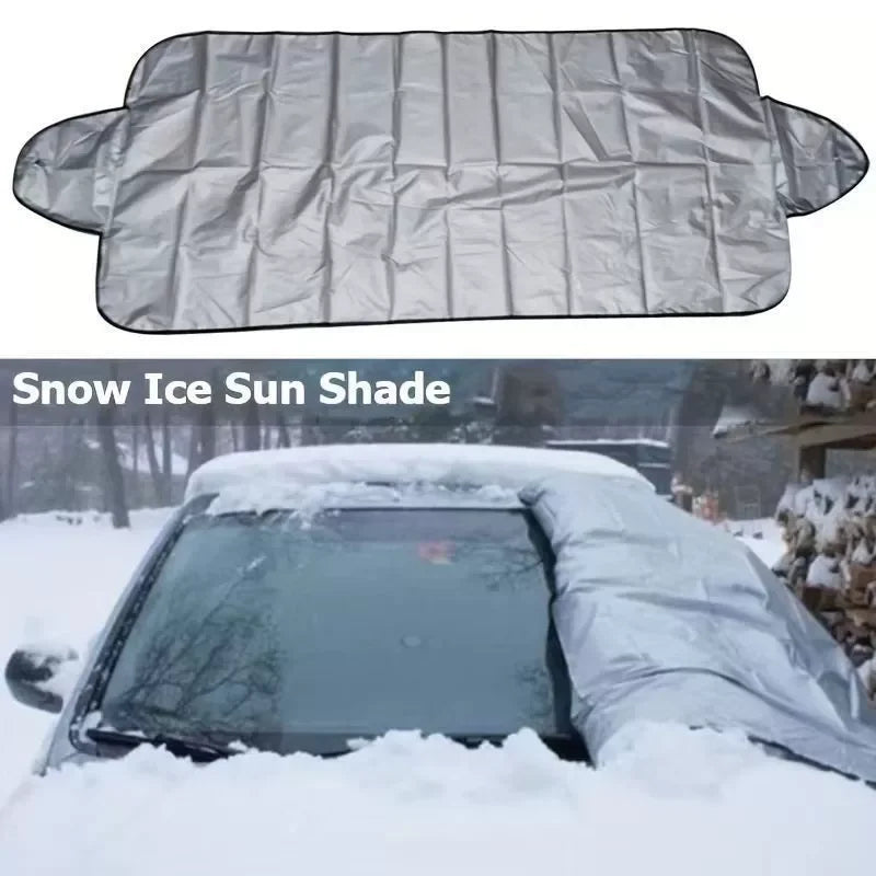 Universal Car Windshield Snow Cover - Frost Ice Rain & Sun Protector