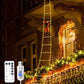 1.5/3M Christmas Decoration LED Santa Claus Climbing Ladder Light USB Plug 8 Flashing Modes Suitable Home Xmas Tree Wall Window