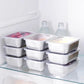 Stainless Steel Food Container with Cover Small Thicken Fresh-keep Food Fruit Lid Sealed Storage Box  Kitchen Fridge Organizer