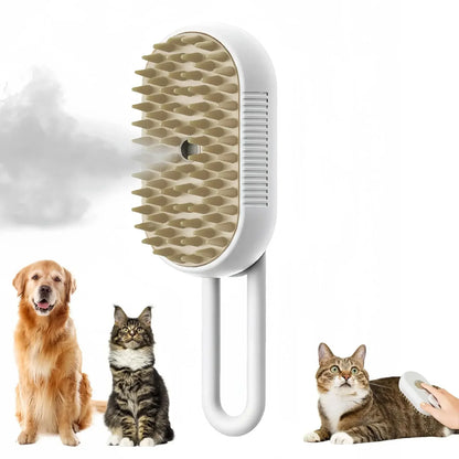 Pet Spray Grooming Comb Steam Brush for Dogs and Cats